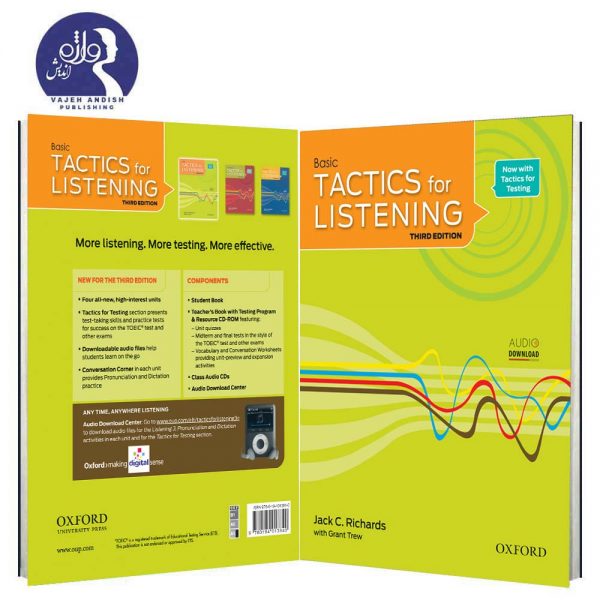 کتاب آموزشی Tactics for Listening Basic