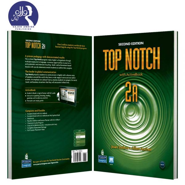 پشت و روی جلد کتاب زبان Top Notch 2A ویرایش دوم