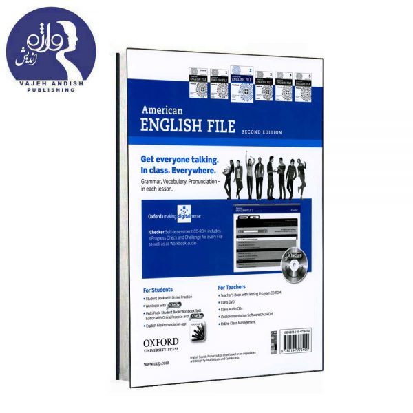 پشت جلد کتاب کار امریکن اینگلیش فایل 2