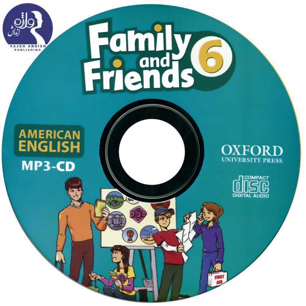 سی دی MP3 کتاب زبان American Family and Friends 6