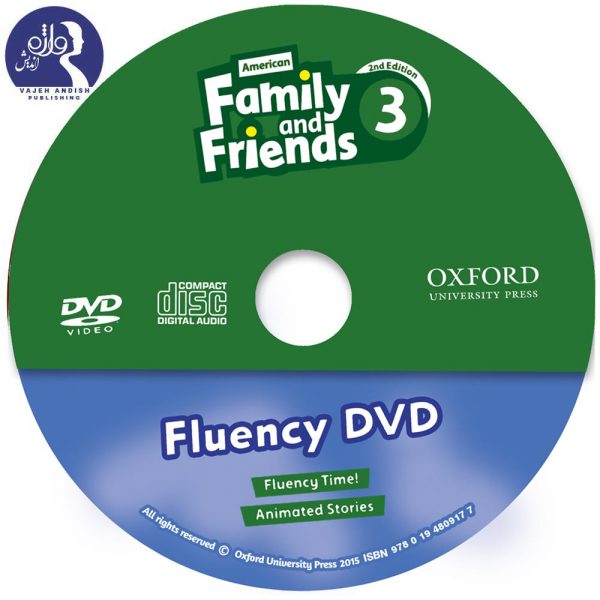 دی وی دی کتاب زبان American Family and Friends 3