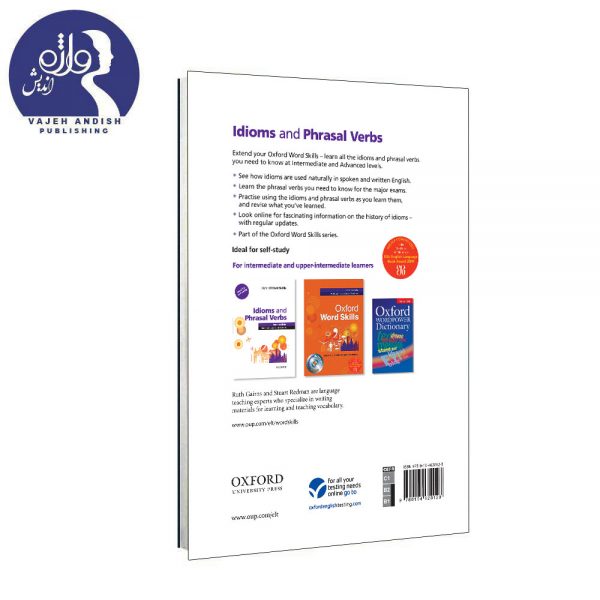 پشت جلد کتاب زبان Idioms and Phrasal Verbs Intermediate