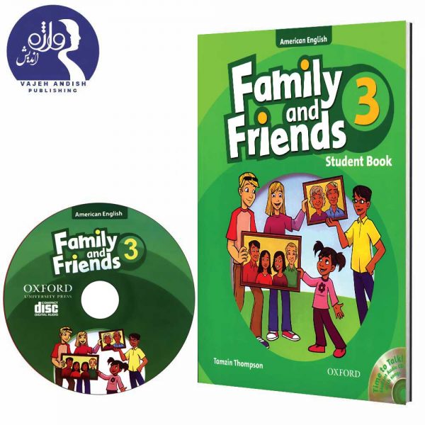 کتاب زبان و سی دی American Family and Friends 3