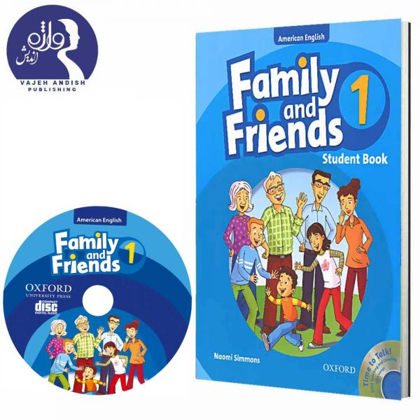 سی دی و کتاب زبان American Family and Friends 1