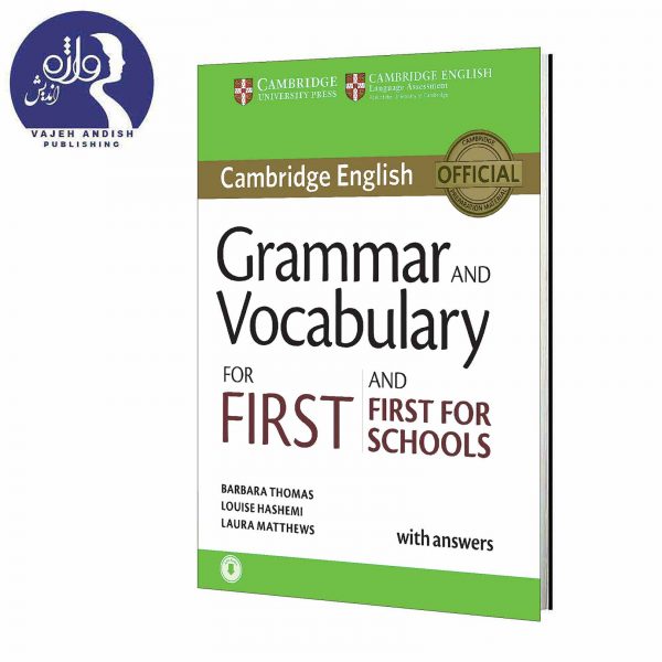 کتاب زبان Grammar And Vocabulary First سایز اورجینال | انتشارات واژه اندیش